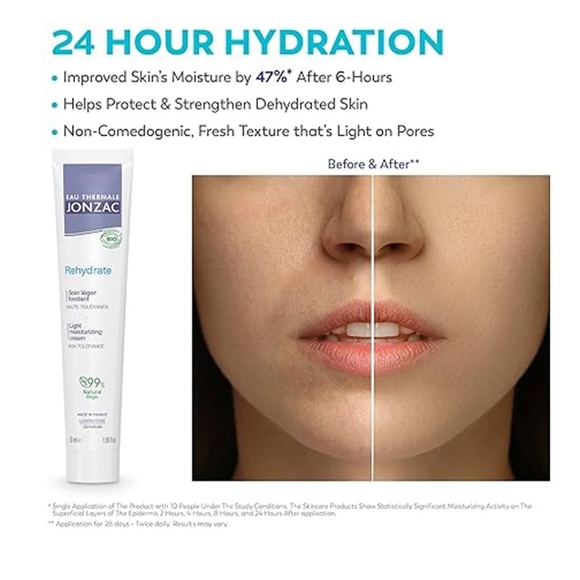 Jonzac Rehydrate SET cleansing Gel,hydrating Serum,Moisturizing Cream,Eye Contou - Picture 14 of 16